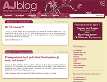Tablet Screenshot of ajblog.fr
